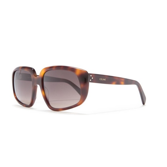 New Celine 60mm Square / Rectangle Sunglasses Comes With Case, Box & Cloth - Picture 14 of 15